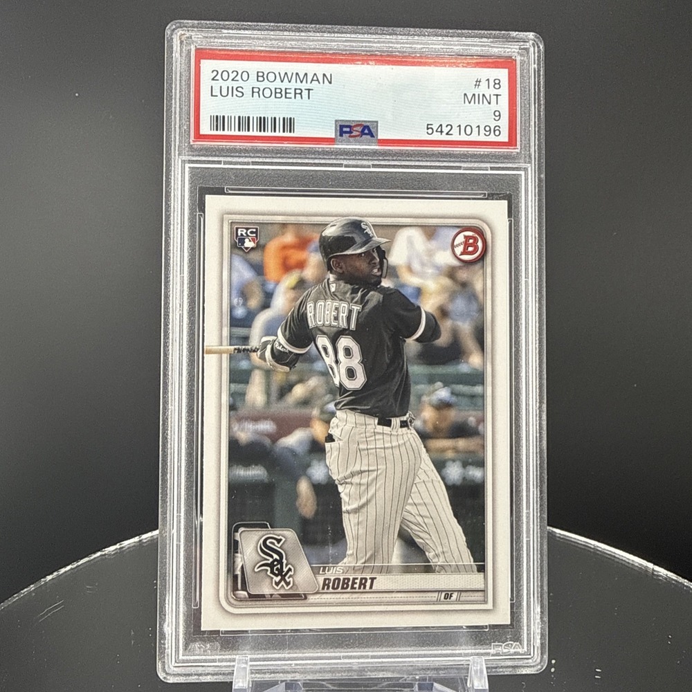 2020 Bowman Luis Robert #18 Rookie PSA‎ 9 Chicago White Sox Baseball Card
